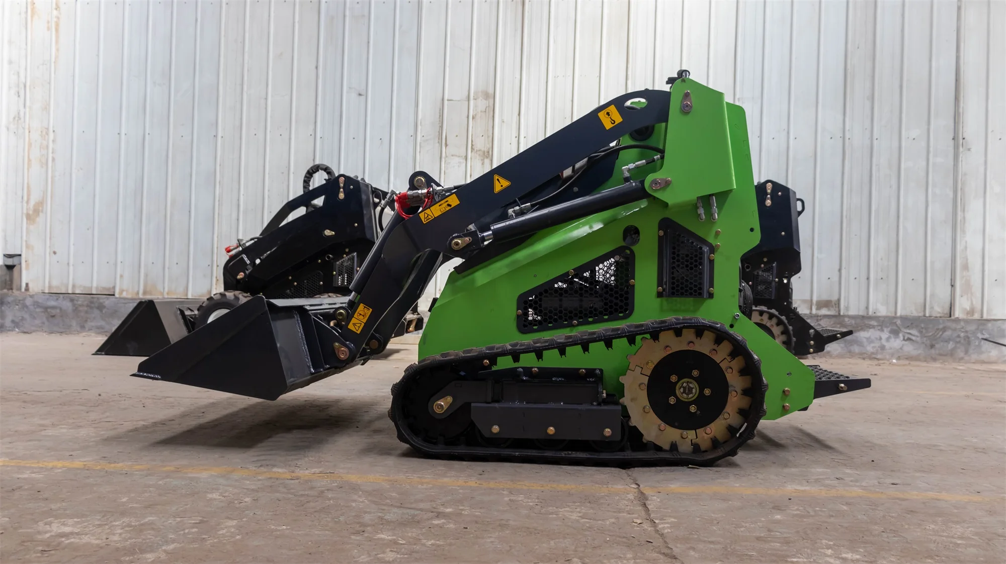 Строительное оборудование заводской Электрический погрузчик с бортовым