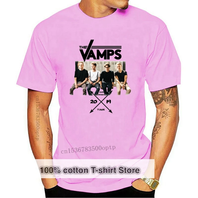 

Новая футболка The Vamps с 4 углами tour 2019 размер от S до 3XL