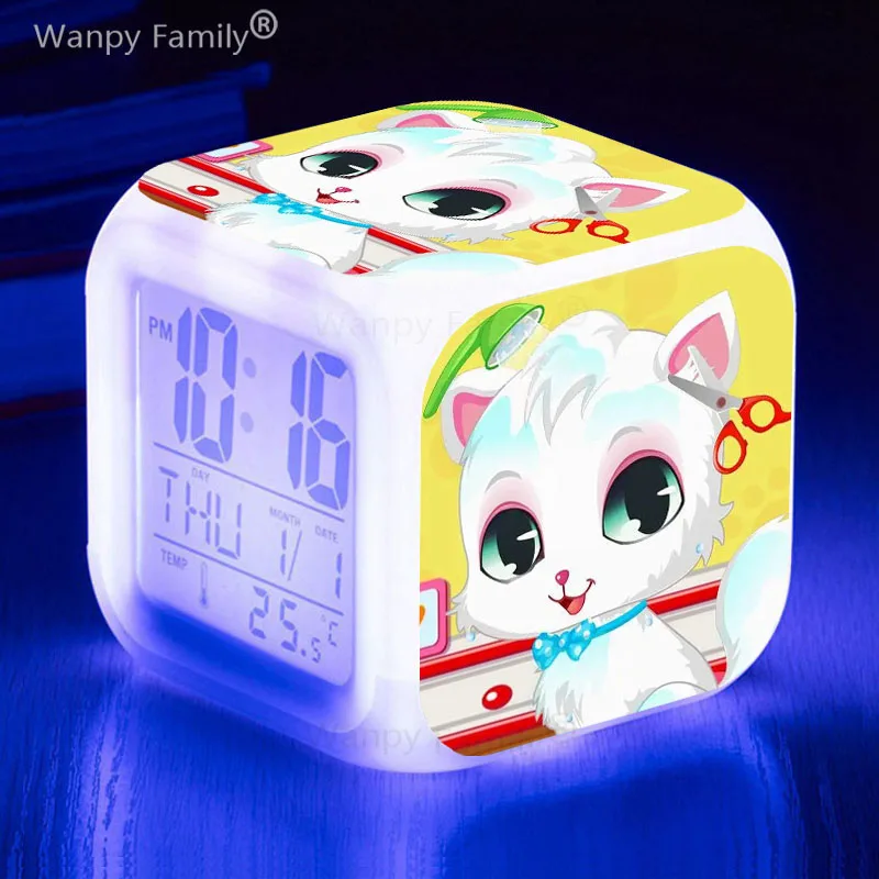 Children's Room Touch Sensing Wake Up Timer Portable Desk Clock
