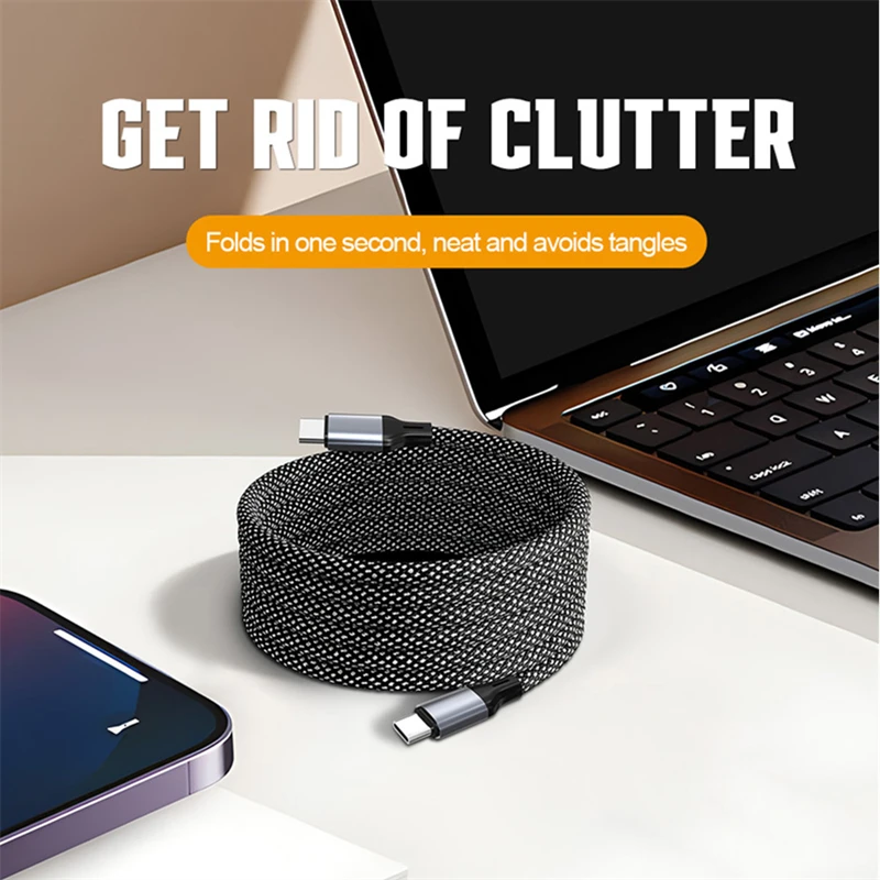 Магнитный USB-кабель с разъемами типа C и для быстрой зарядки