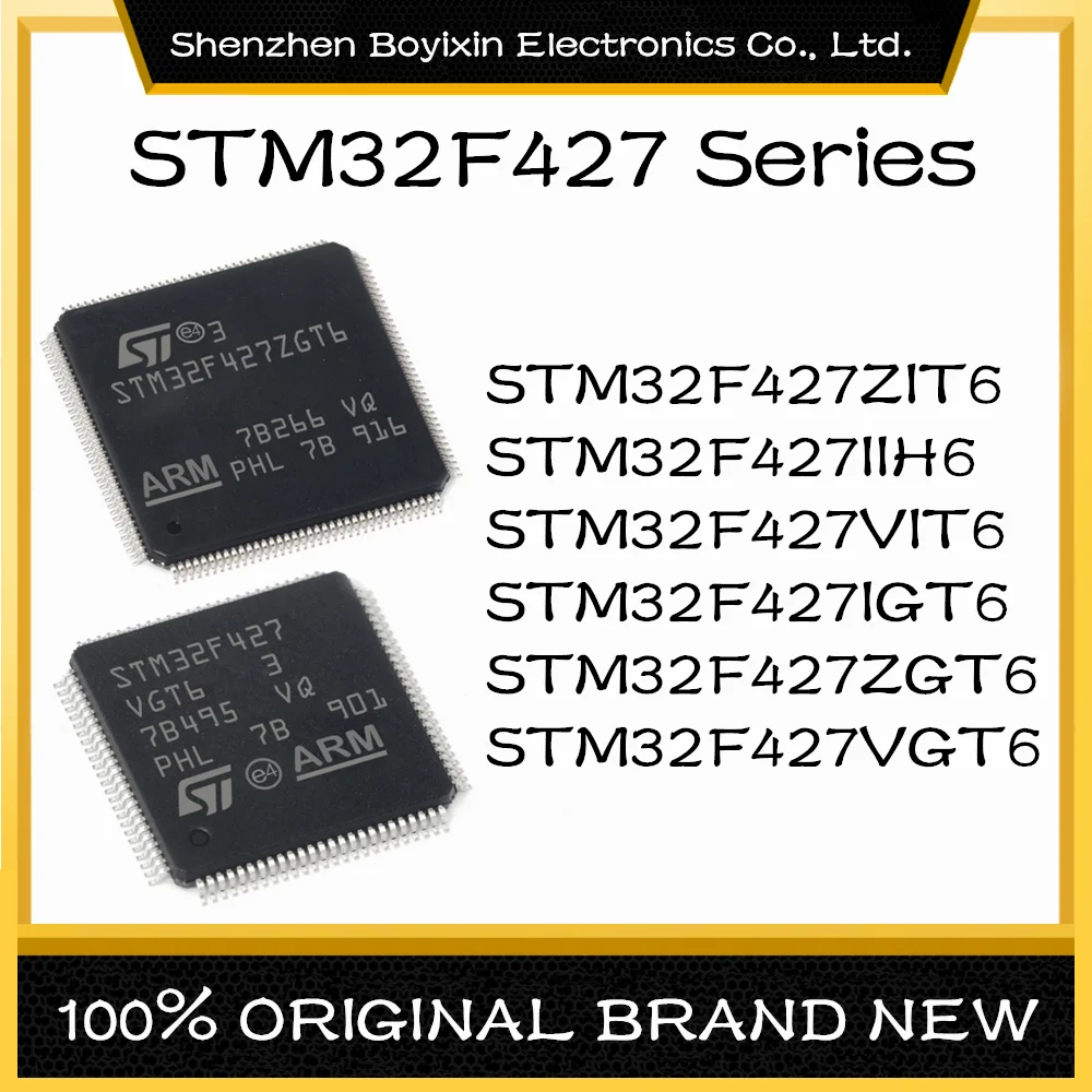 STM32F427ZIT6 STM32F427IIH6 STM32F427VIT6 STM32F427IGT6 STM32F427ZGT6 STM32F427VGT6 Microcontroller (MCU/MPU/SOC) IC Chip