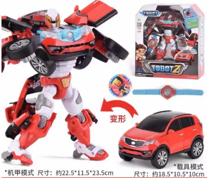 

ABS Tobot Transformation Robot Toys Korea Cartoon Brothers Anime Tobot Deformation Car Airplane Toys for Child Gift 4