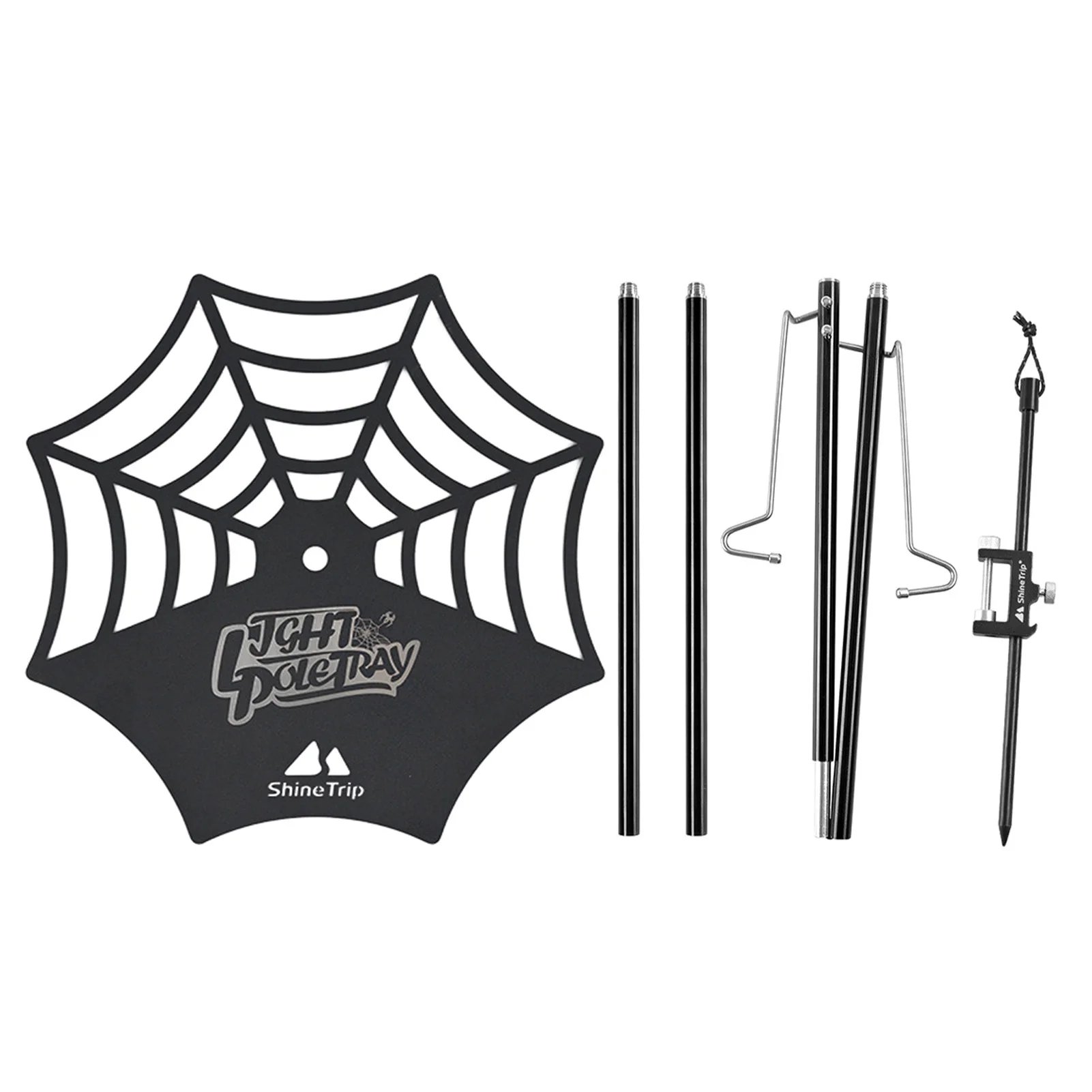 

Lantern Holder TrayLightweight Metal Camping Lantern Stand Camping Mini Table Plate Set Durable Stable And Reinforced Versatile