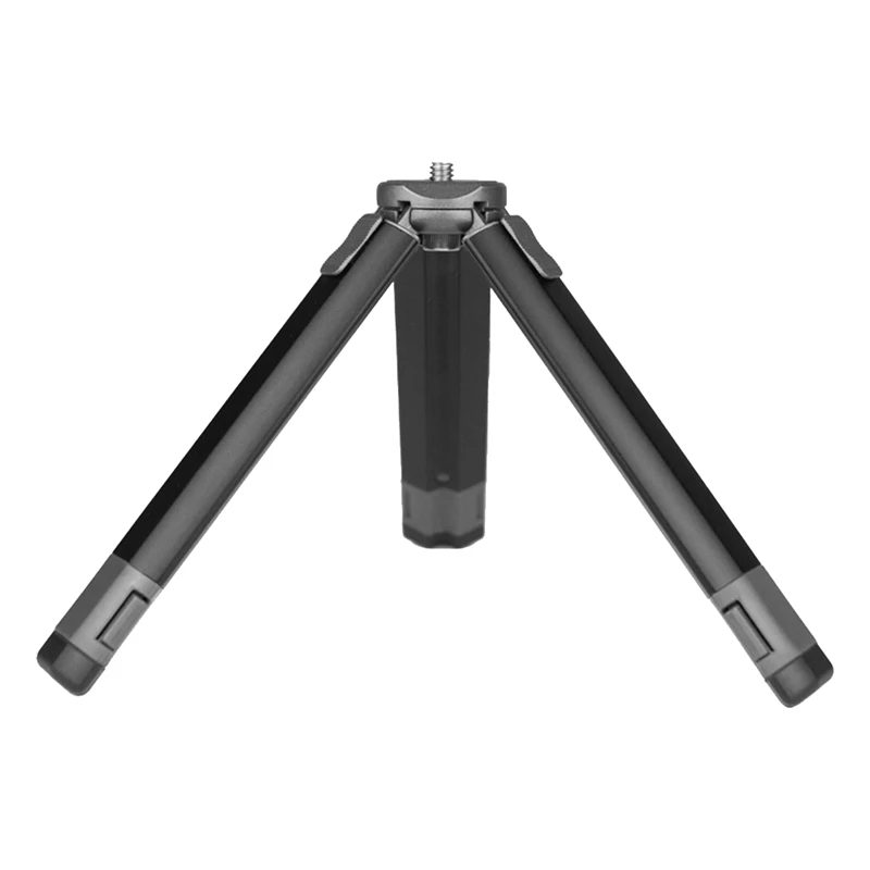 

HOT-Mini Tripod Stand Bracket Aluminum Alloy Desktop Telescopic Tripod Universal 1/4Inch Screw For Phones DSLR Cameras