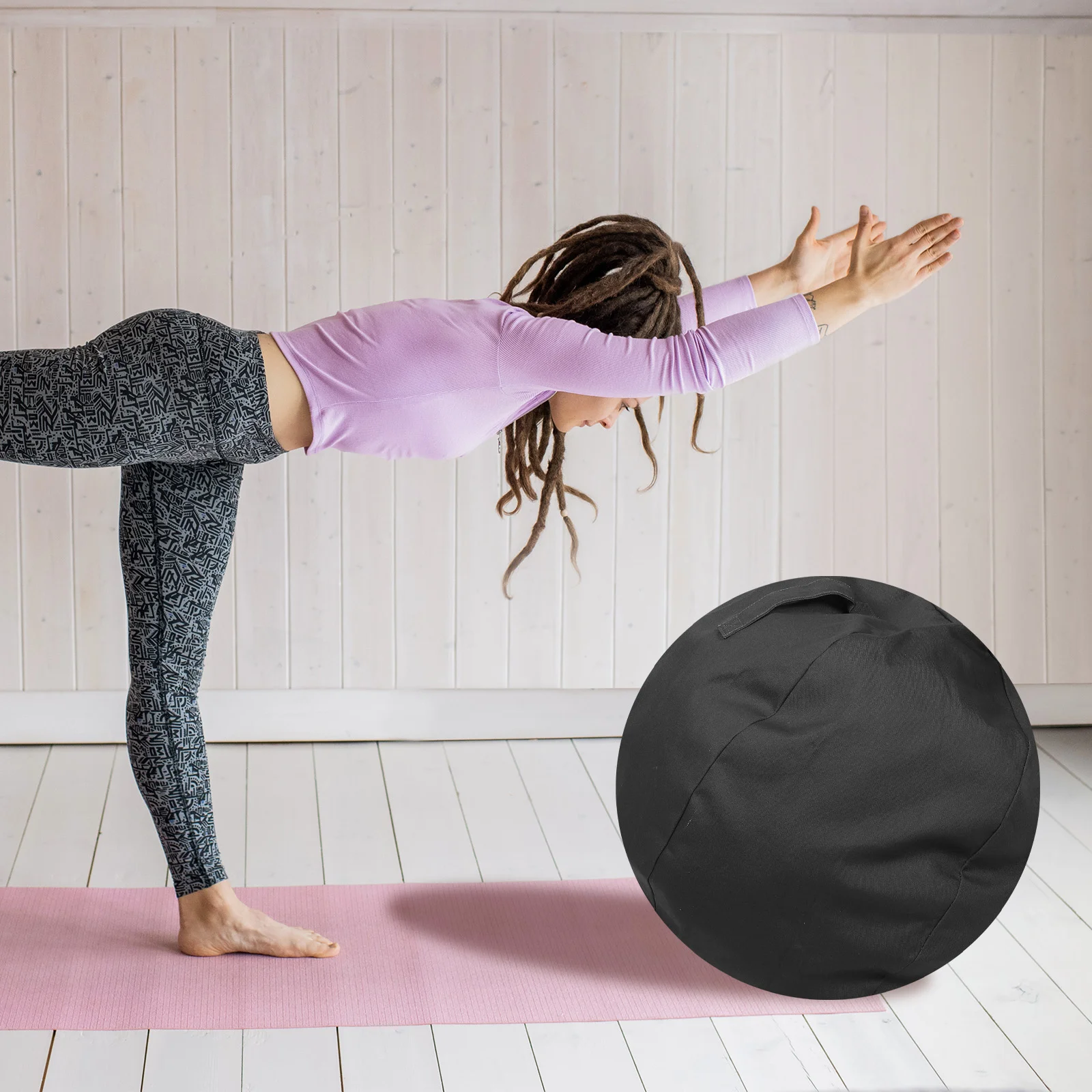 

Household Ball Protector Cover Washable Yoga Ball Cover Reusable Workout Ball Cover