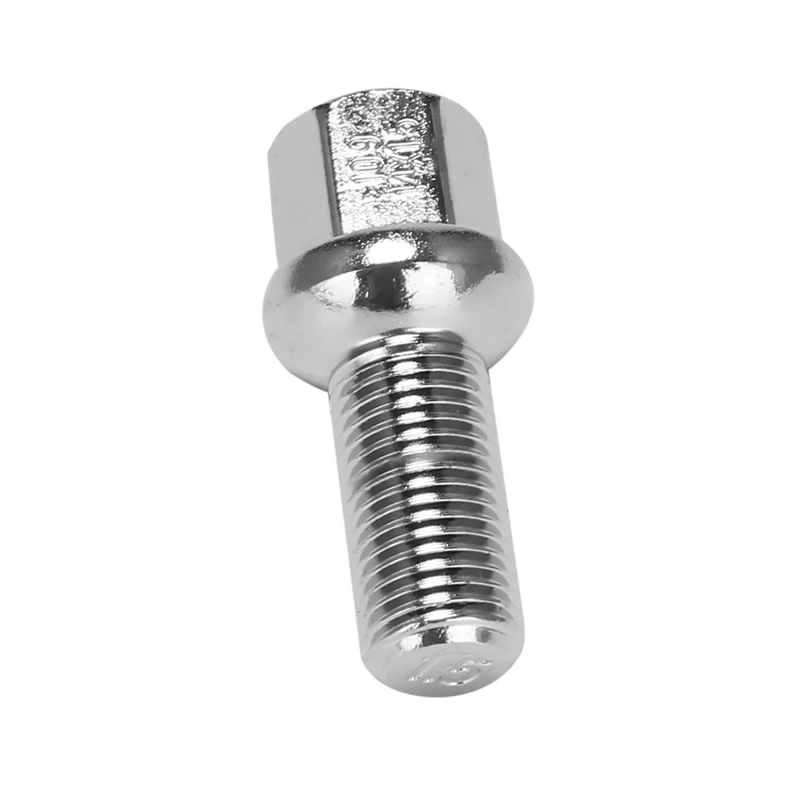 10 шт. хромированные шариковые гайки для крепления на колесо M1 5 28 мм хвостовик Porsche