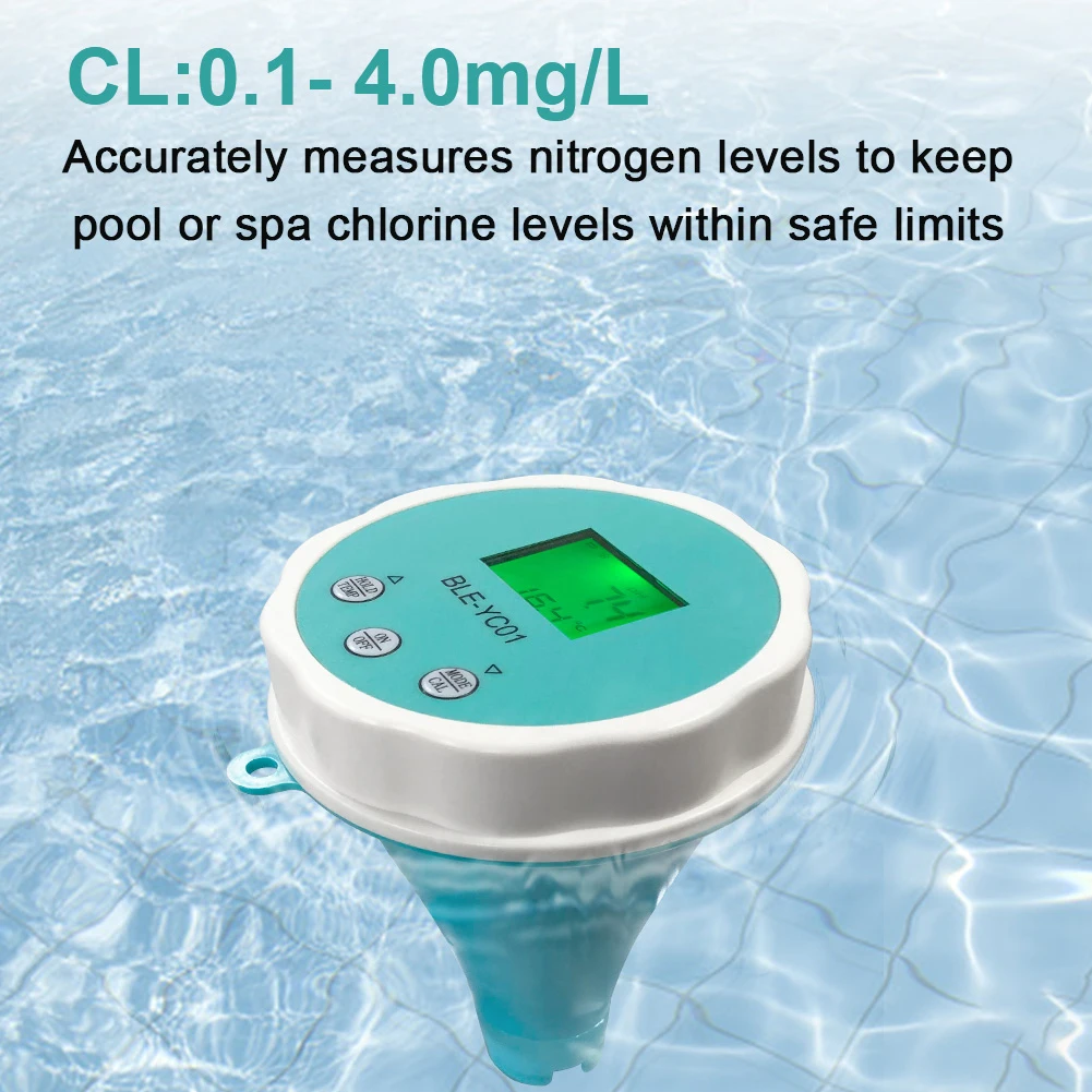 

Portable Water Quality Detector 6 In 1 PH EC Total Dissolved Solids ORP Temperature Chlorine Multi-function Water Quality Tester