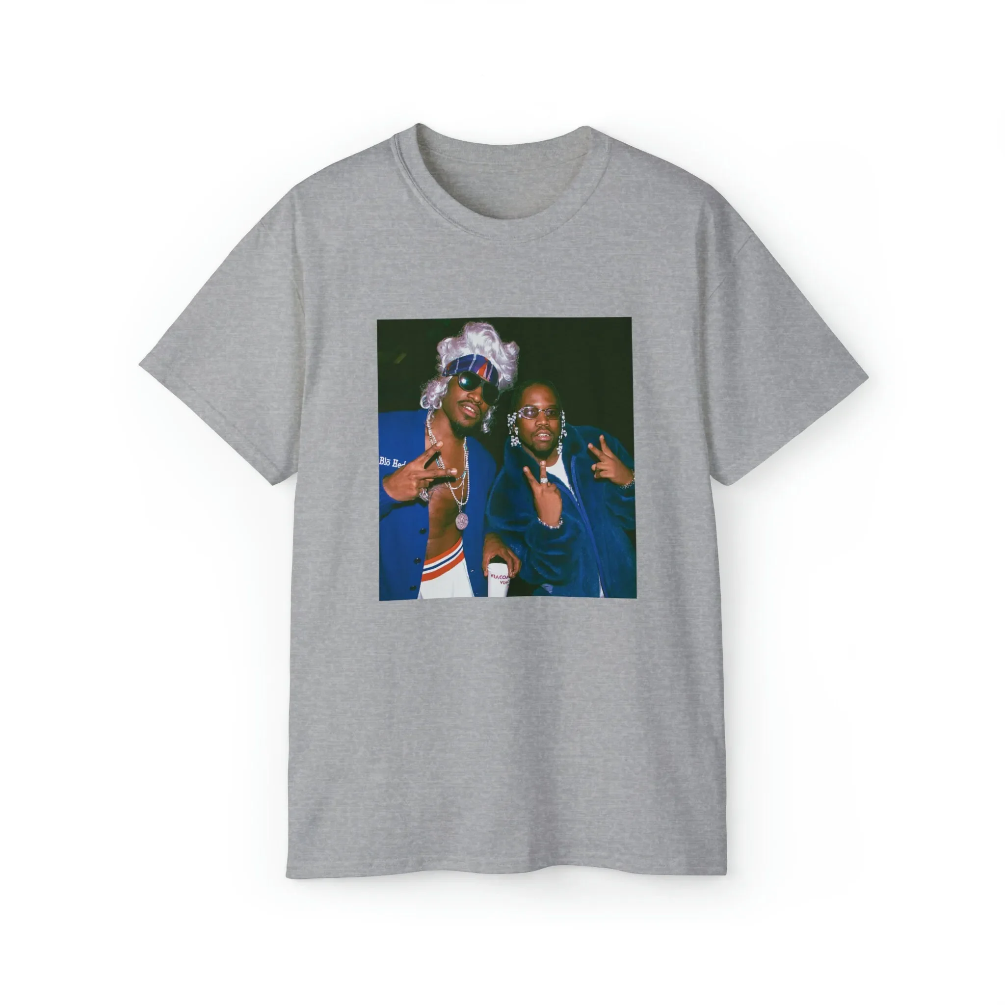 Ретро футболка Outkast старой школы хип-хоп Merch Rapper Tee