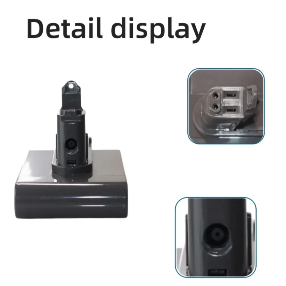 Для Dyson 22 2 В 4800/6800/9800/12800 мАч Тип B литий-ионный вакуумный аккумулятор для DC35 DC45 DC31