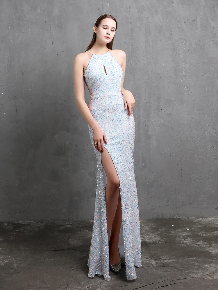 Luxury Designer Evening Party Dresses Women 2022 Elegant Cocktail Prom Formal Maxi Clothes Sexy Sequin Ceremony Birthday Outfits