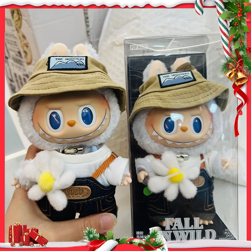 1:1 Реплика Labubu Fall In Wild Series В наличии The Monsters 17 см Rag Виниловая кукла Tide Play Подвески