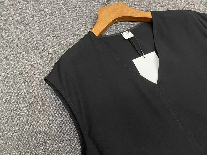 Maxdutti нордическая Минималистичная рубашка без рукавов женский топ 34 36 38 модная