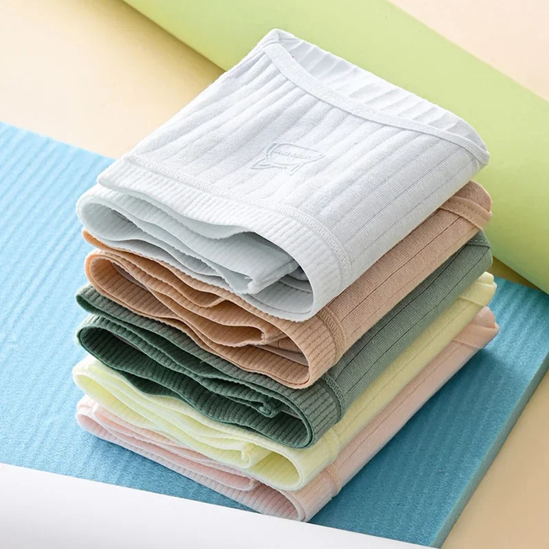 3 шт. сексуальное однотонное нижнее белье для девочек студенческие милые трусы со