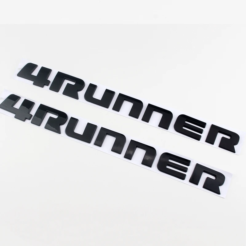 

3d-эмблема багажника из АБС-пластика с логотипом 4runner для задней двери, наклейка-Эмблема багажника, наклейки, стильные аксессуары для Toyota Tundra