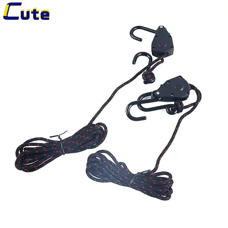 And Canoe Boat Bow Stern Rope Lock Tie Down Strap Adjustable Rope Hanger
