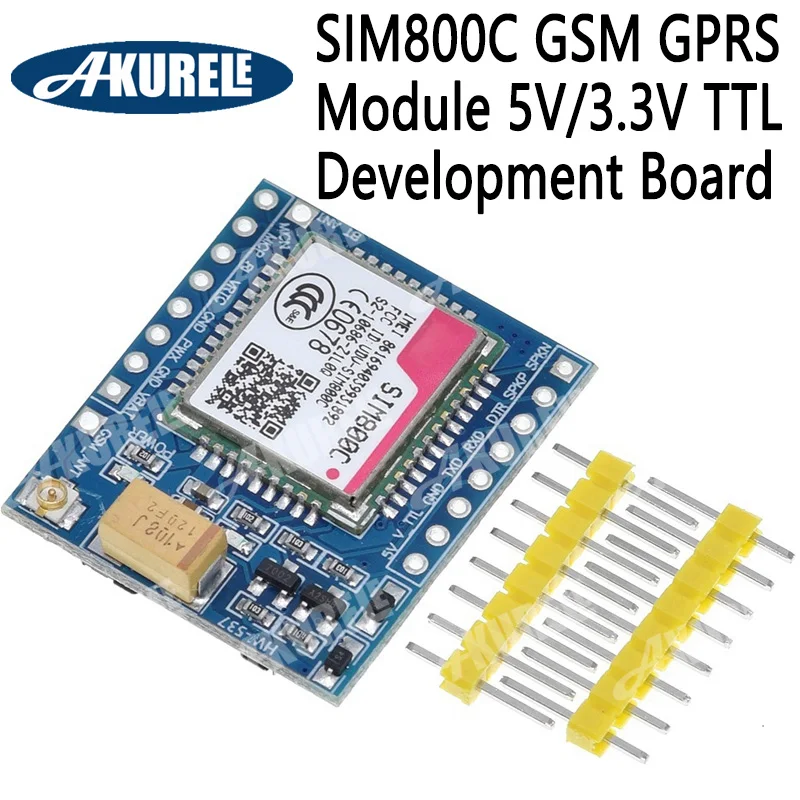 Плата разработки SIM800C GSM GPRS модуль 5 В/3,3 в TTL IPEX с Bluetooth и TTS для Arduino STM32 C51 для Arduino