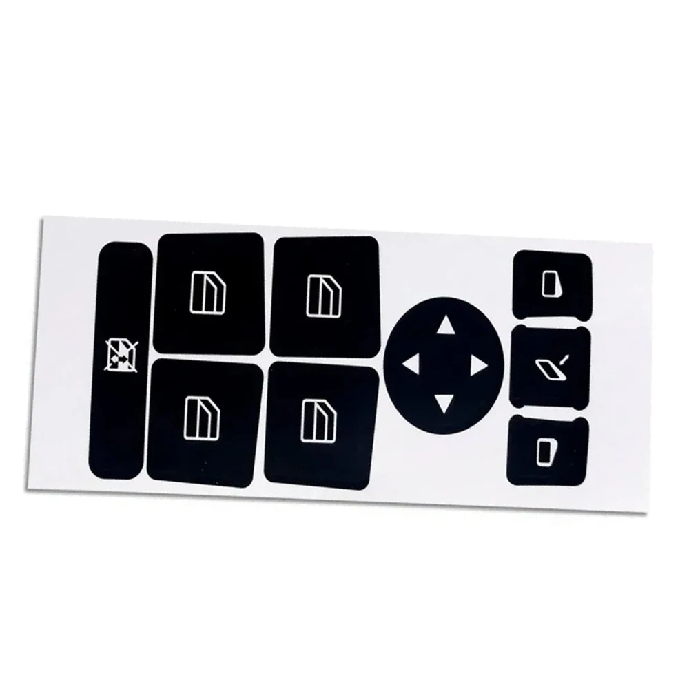 

Ремонтная наклейка на кнопку автомобиля для Mercedes-Benz 2007-14, рулевое колесо, кнопка переменного тока, ремонтные наклейки, наклейка, климат-переключатель фар