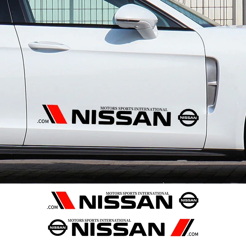 2 шт. водостойкая декоративная наклейка с логотипом кузова и двери для Nissan Nismo X-trail