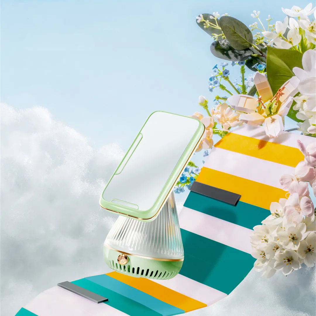 

Новинка, маленький симпатичный поясной беспроводной Bluetooth динамик Mao Wang, радио, атмосферная лампа, штатив 15 Вт, беспроводное быстрое зарядно...