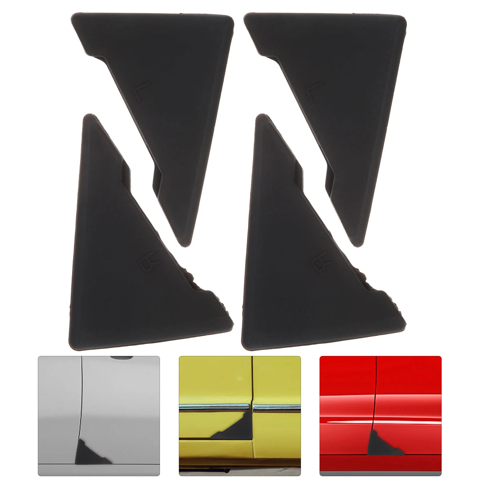 

Car Door Pad Collision Protector Stickers Anti Welcome Gaskets Proof Auto Soundproof Cushionpads Silent Avoidance Guards Light