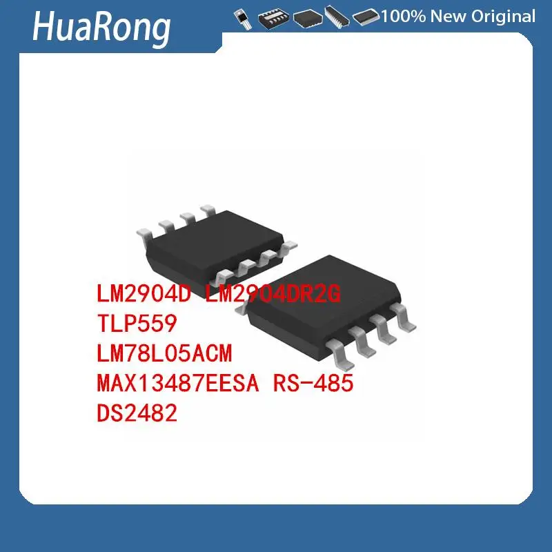 2 шт./партия SMD LM2904D LM2904DR2G SOP-8 TLP559 LM78L05ACM MAX13487EESA RS-485 DS2482