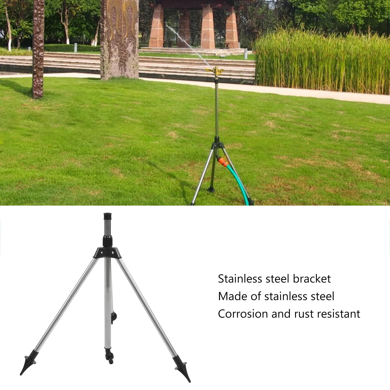 Трипод для полива растений штатив с резьбой G1/2 дюйма сада двора патио газона