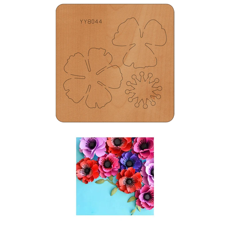 

New flower knife mold YY8044 is suitable for all cutting machines on the market die cuts card making supplies