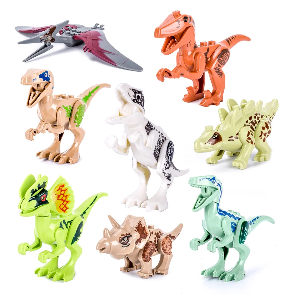 

8pcs Dinosaur Building Block Set,DIY Dino World,Jurassic Toys for Kid