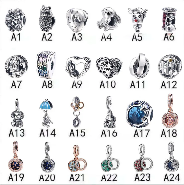 

100% Silver Color Sparkling Diamonds Sparkling Red Double Panel Castle Charms fit Original Pandora Beads Bracelet silver jewelry