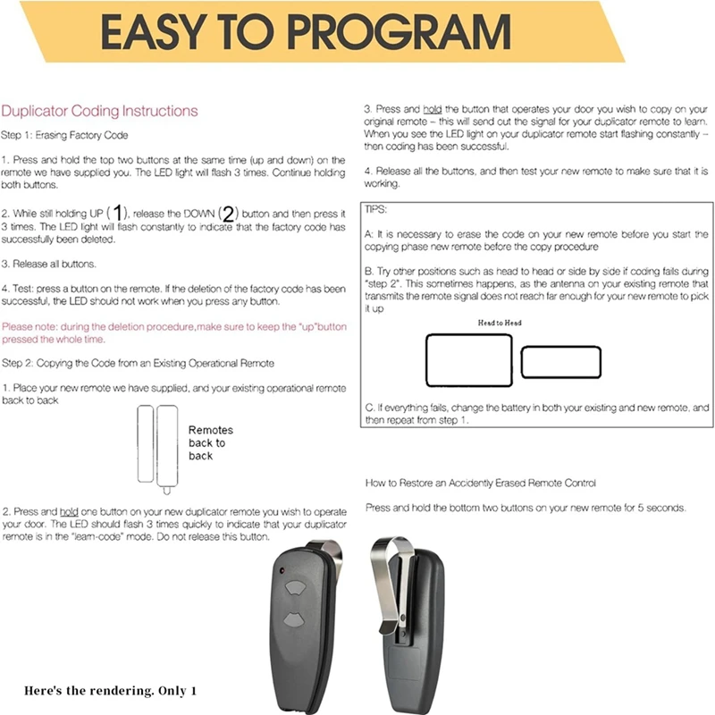 M3-2312 315 МГц 2-кнопочный пульт дистанционного управления для гаражных дверей Marantec