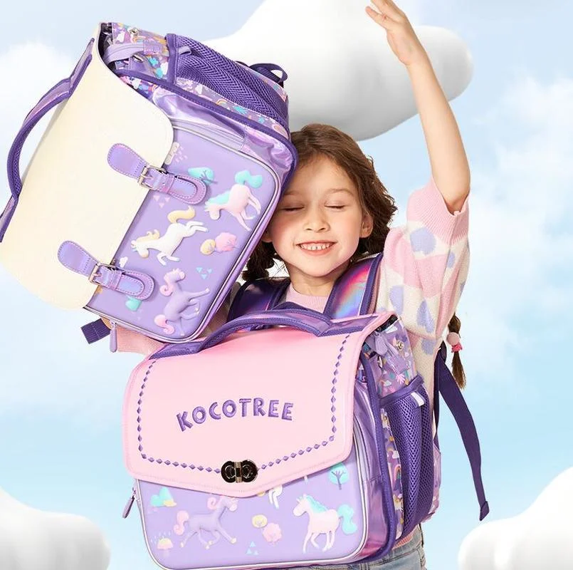 Cartoon 3D Back School Bags Kids Cut School Backpack for Teenage Girls Unicorn Waterproof Schoolbag Child Orthopaedic Backpack