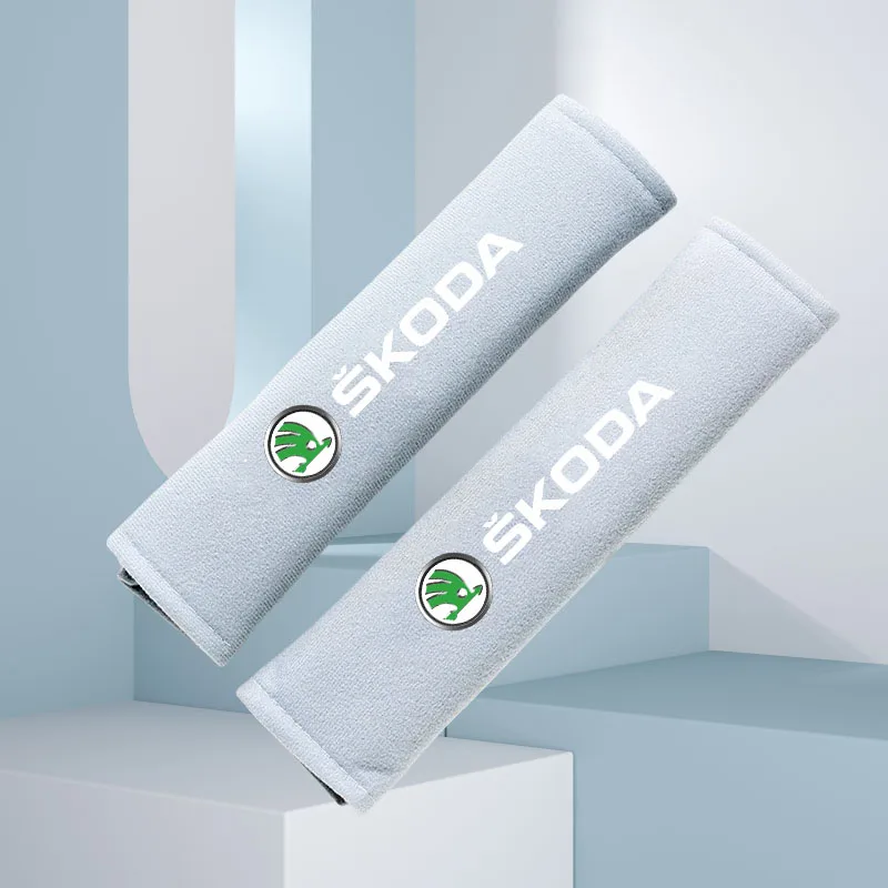 

Автомобильный Стайлинг, чехол для ремня безопасности, плечевой ремень, защитные накладки для Skoda Fabia Octavia Kamiq Karoq Kodiaq Rapid Scala Superb