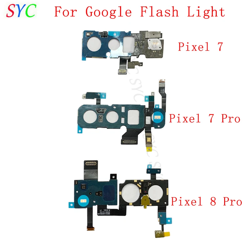 Гибкий кабель вспышки задней камеры для Google Pixel 7 Pro 8 задний фонарик с микрофоном