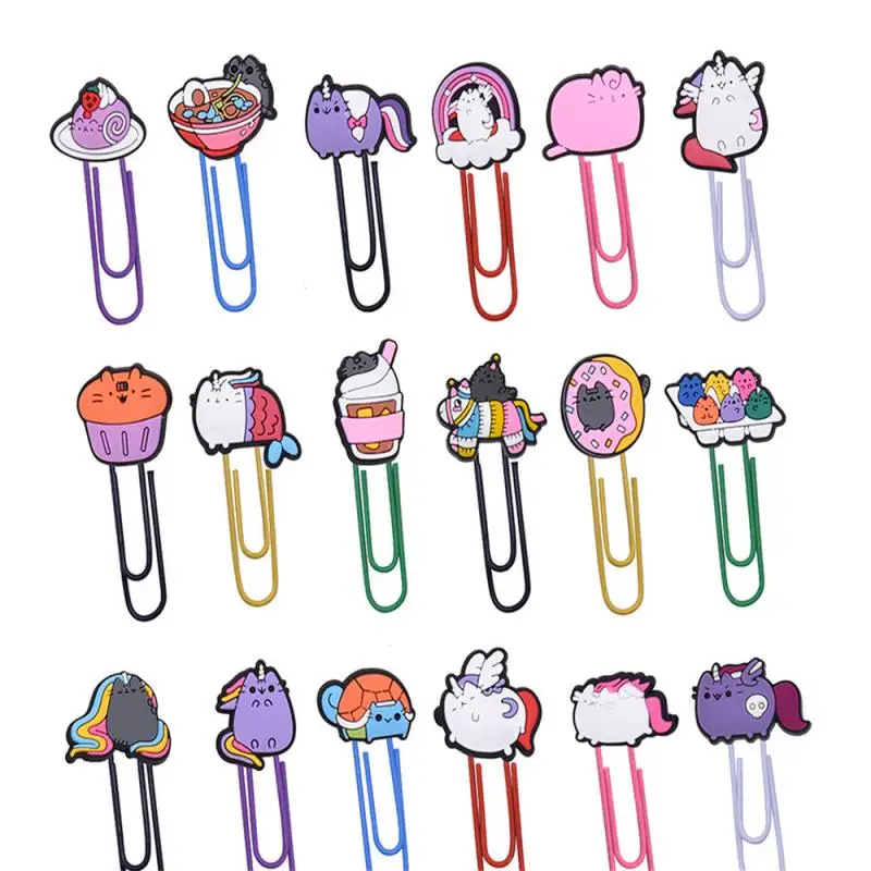 

Creative Cute Bookmarks Lovely Wind New Cartoon Paper Clip Student Stationery Wholesale Clear Patterns