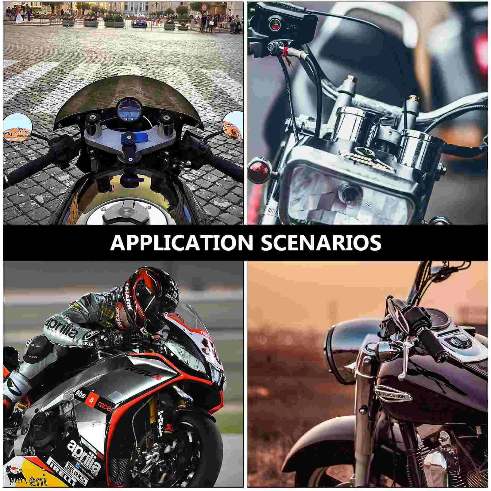 1 PC Durable Universal Motorcycle Wind Deflector Windshield Extension |