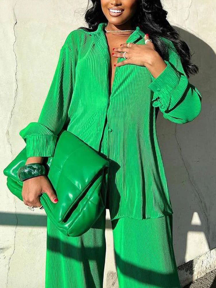 

Пикантный однотонный костюм из двух предметов, офисный женский пиджак с длинным рукавом и отложным воротником, костюмы, 2022, Женский Повседн...