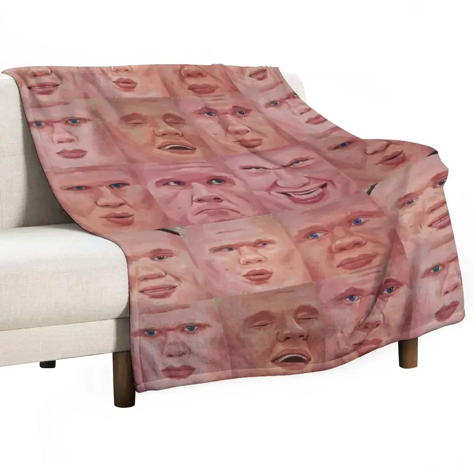 Одеяло с узором Erling Haaland декоративные одеяла для дивана