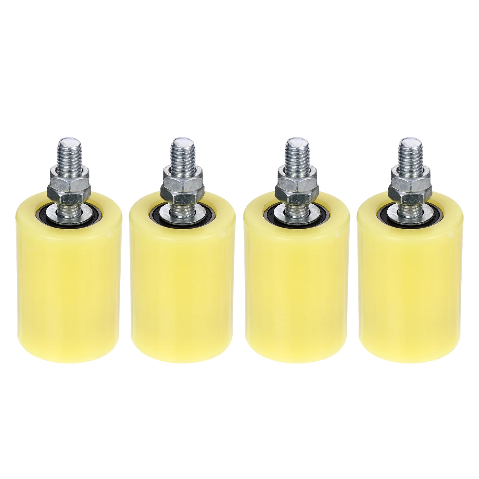 

4 Pcs Lip Gloss Kit Pulley Guiding Wheel Rail Door Nylon Sliding Gate Bracket Electric