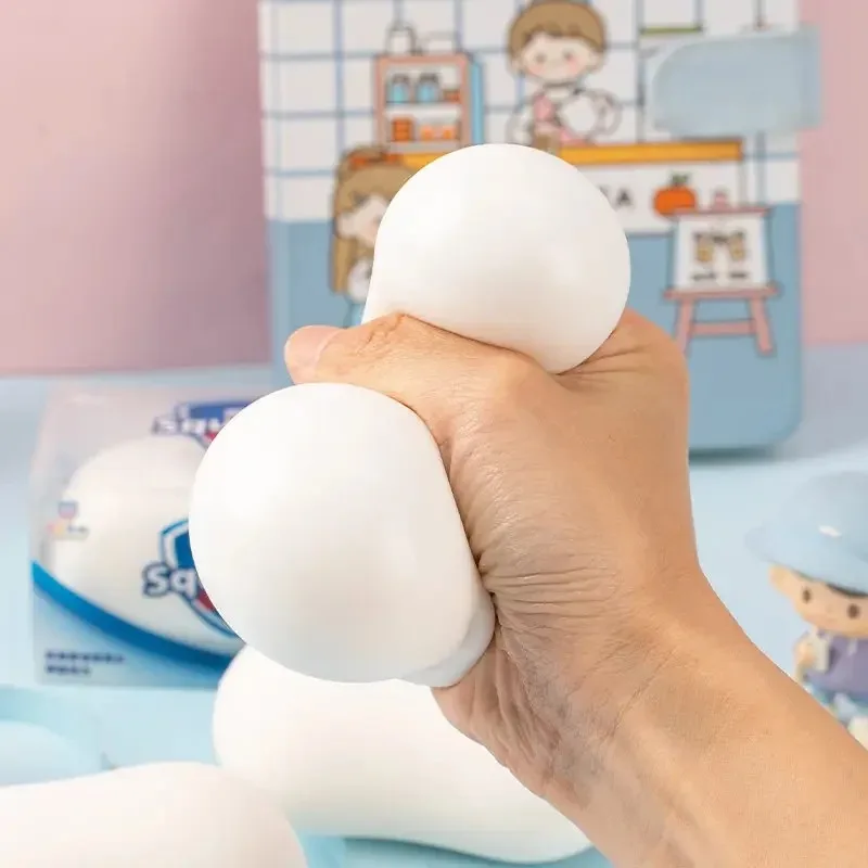 Фото НОВИНКА 2026: Набор из 12 шариков-антистресс (мыльные шарики, мягкие игрушки-сквиши, фиджет-игрушки) для ASMR, сжимаемые, хрустящие, настольные подарки №4