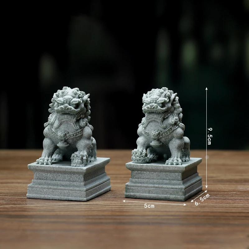 

Китайские каменные статуи львов Fu Dogs