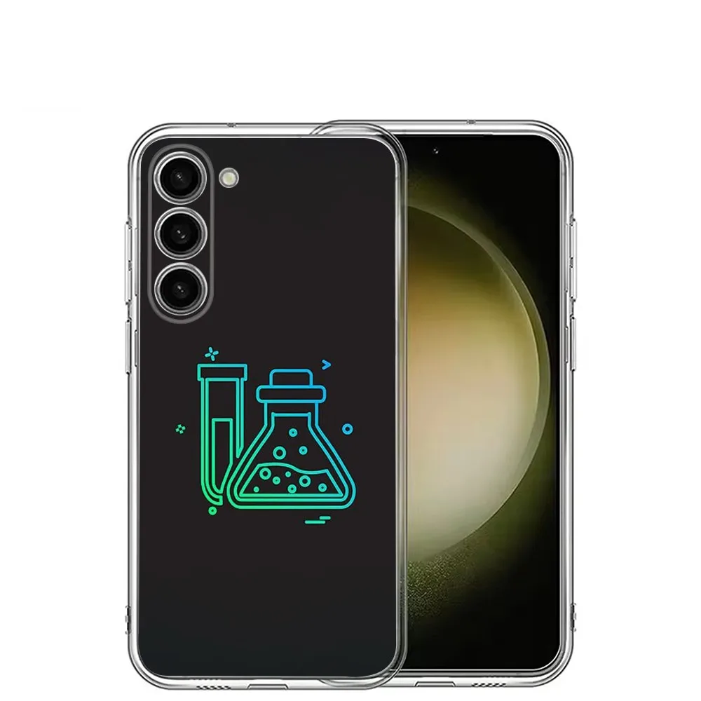 Чехол для телефона с химическими биологическими экспериментами Samsung Galaxy A71 70 52 40 51