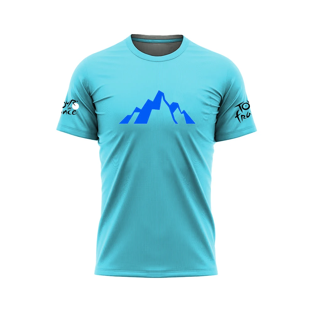 

2022 New Summer Clothing Tour De France Logo Outdoor Cycling Sports Quick-Drying Round Neck T-Shirt Unisex