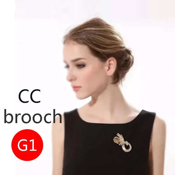 

G1 Fashion Brooch Personality Trend Jewelry Letter Shape High Quality Gifts for Lovers
