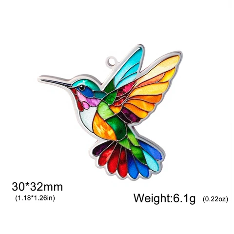 Шармы колибри из нержавеющей стали skyrim