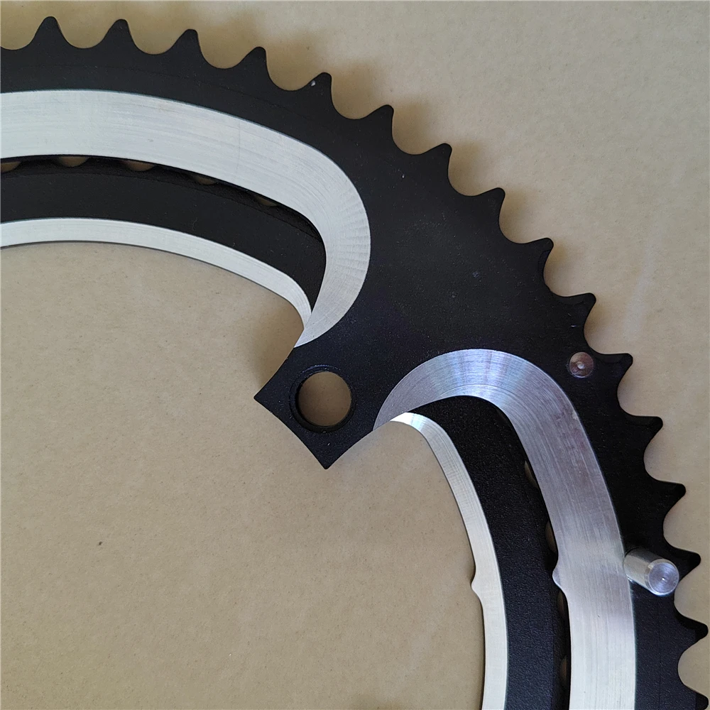 Комплект кривошипов TRUYOU для шоссейного велосипеда двойная звездочка 46T-56T 11S/12S 130