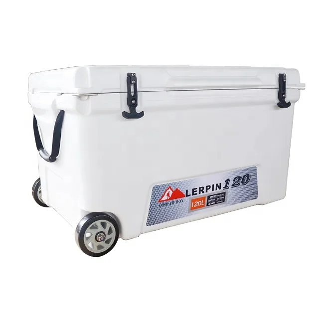 

120L large roto molded ice plastic cooler box