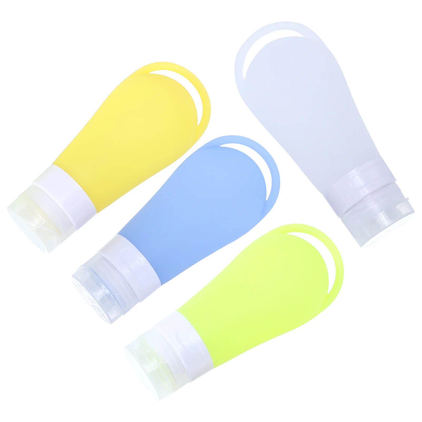 

Travel Container Lotion Silicone Squeeze Liquid Holder Sub Portable Empty Refillable Keychain Smallshampoodispensers Cream Mini