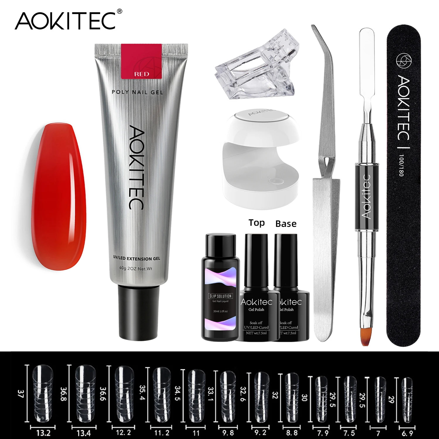 

Aokitec Poly набор гелей для ногтей с удлинением акриловый функциональный Гель-лак для ногтей лампа для ногтей набор инструментов для маникюра с...
