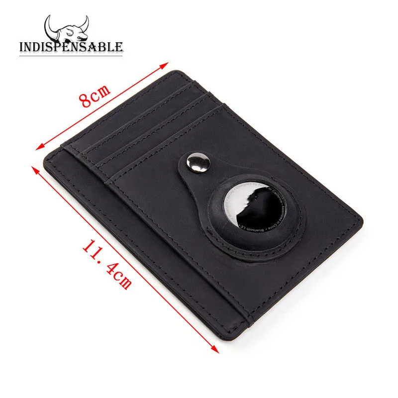 Незаменимый бумажник Airtag из искусственной кожи оригинальный держатель для