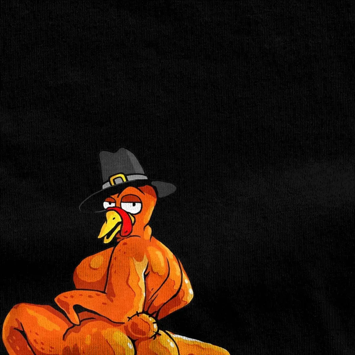 Футболка Twerkey Twerking мужская с надписью паломник индейки хлопковая рубашка